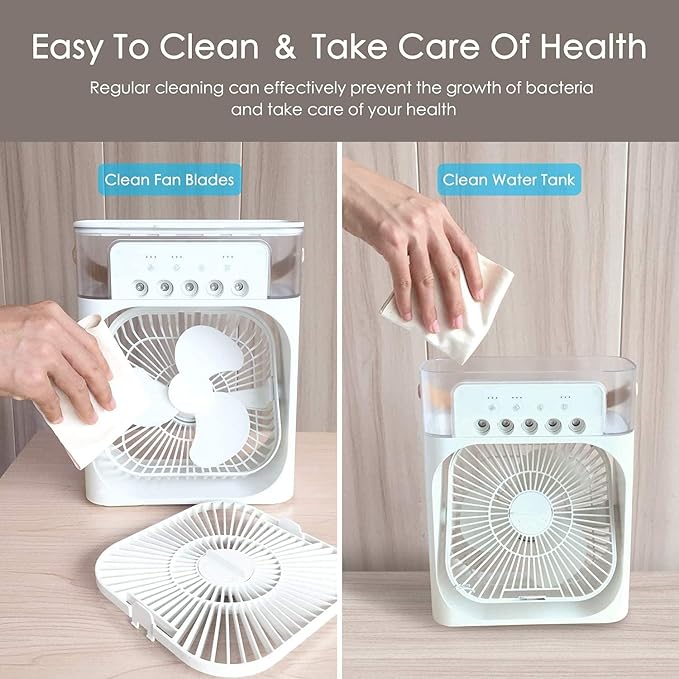 Mini USB Electric Fan And Humidifier