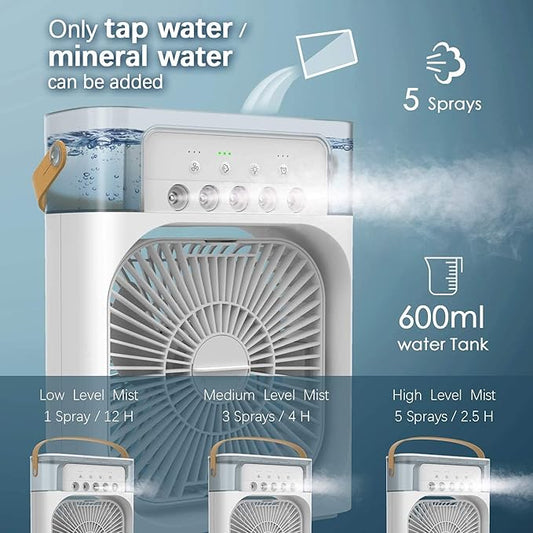 Mini USB Electric Fan And Humidifier